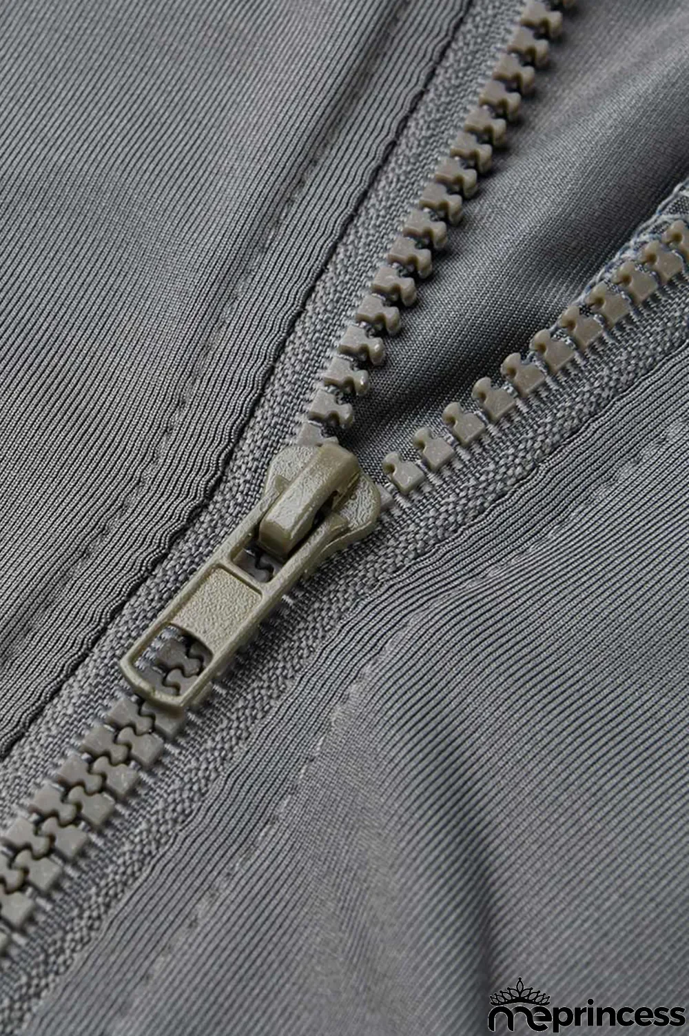 Black Casual Solid Split Joint Zipper Collar Skinny Jumpsuits