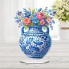 Artistic Blue And White Porcelain Vase - 5D DIY Vase