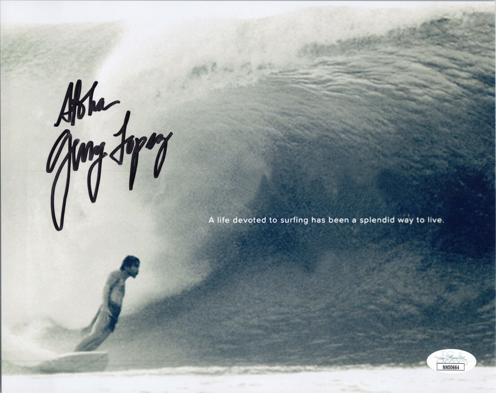 GERRY LOPEZ Authentic Hand-Signed Mr. Pipeline ~ SURFING
