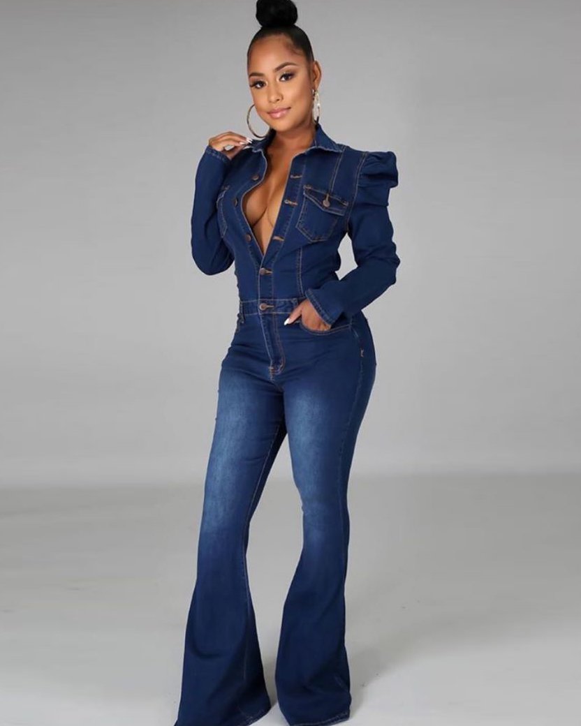 SIESTA SATURDAY DENIM JUMPSUIT