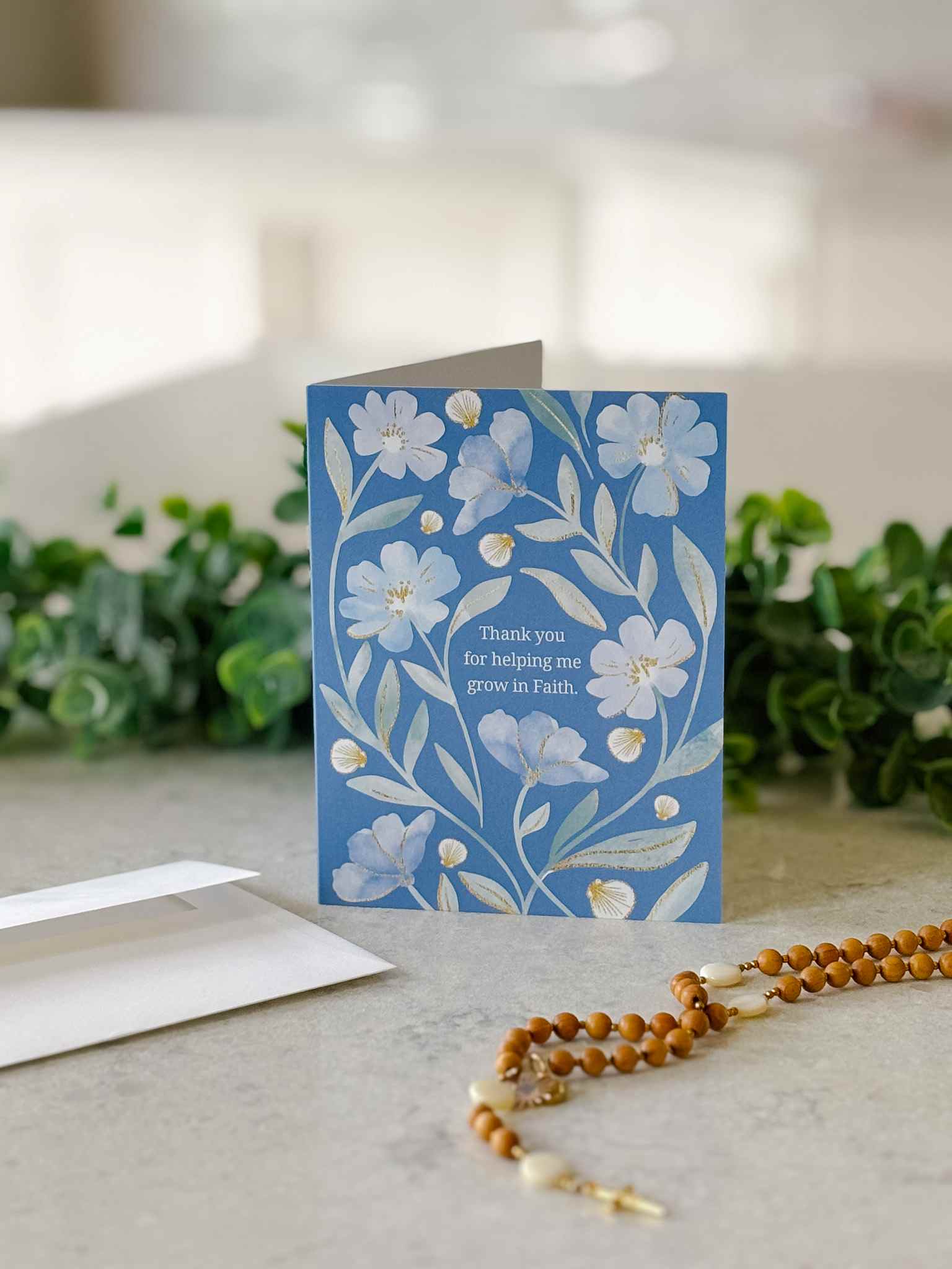 Grow In Faith - Greeting Card