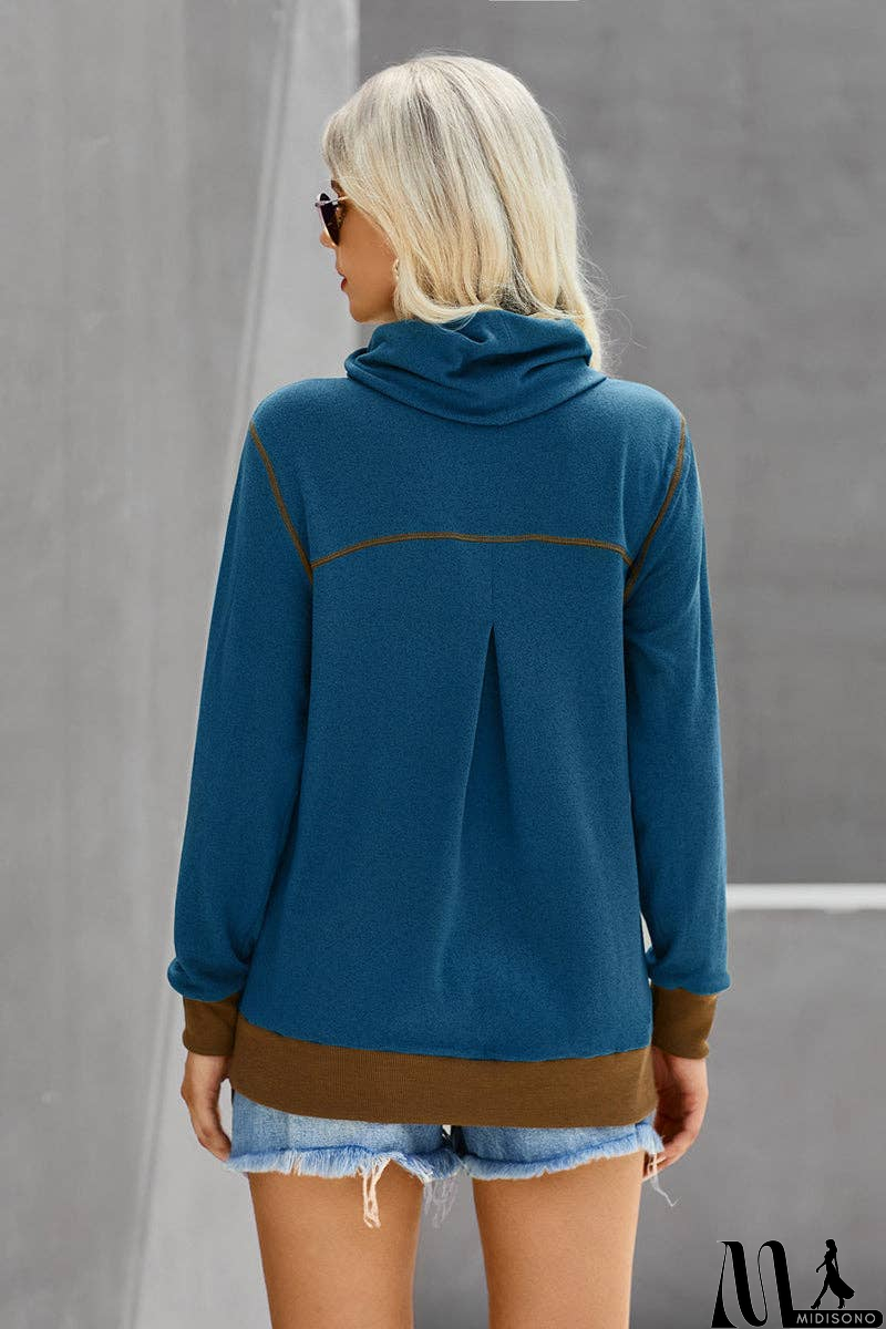 MidiSono - Cozy Chic Turtleneck Top