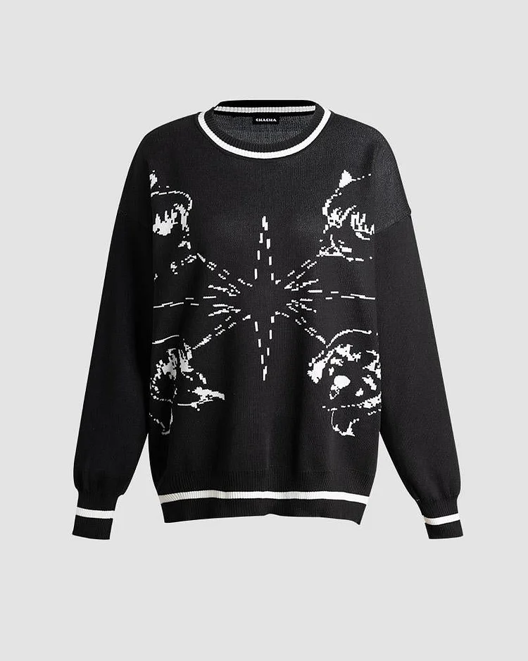 Stargazer Fates V-Neck Sweater