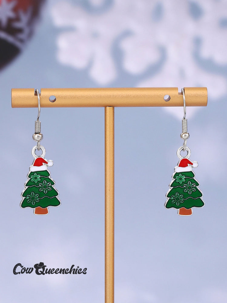 Women’s Christmas Tree Earrings Multicolor / One