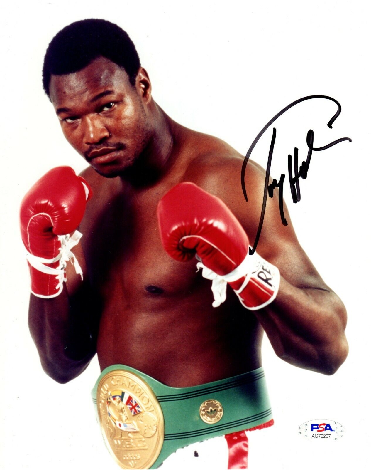 Larry Holmes autographed signed 8x10 Photo Poster painting Boxing PSA COA IBF Champion