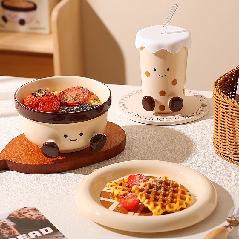 Ceramic Tableware (Cups, Dishes) Smile Print​