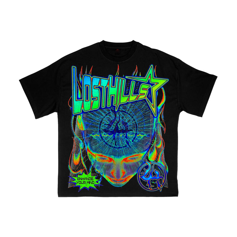 Lost Hills Enhance Your Mind Graphic Cotton T-Shirt - SOPULA