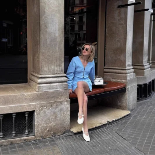 Nigikala Nigikala Summer New Women's Decoration Knit Coat Simple Mini Skirt Set