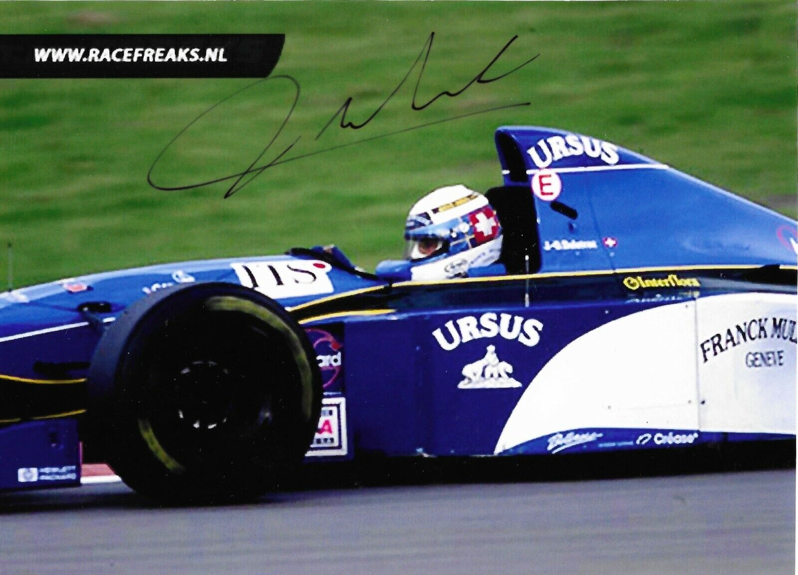 JEAN-DENIS DELETRAZ SIGNED 5X7* Photo Poster painting FORMULA ONE F1 (FORMEL 1 AUTOGRAPH)