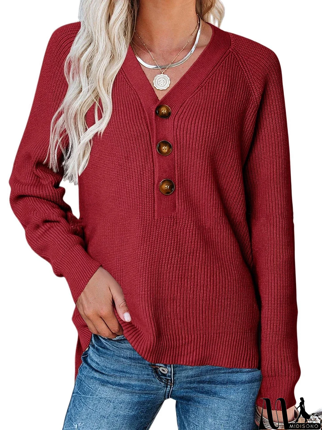 MidiSono - Modern and Fashionable winter Dress