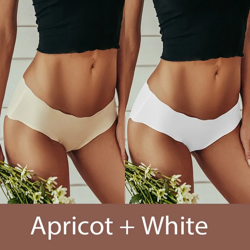1/2PCS Seamless Panties Women's Underwear Sexy Panties Briefs for Female Underpants Intimates Lingerie Low Waist Girls Pantys