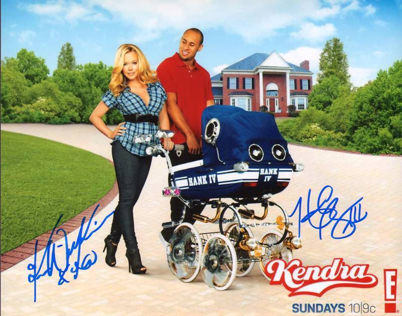 Kendra Wilkinson & Hank Baskett Signed 8x10 Photo Poster painting PSA/DNA COA Picture Autograph