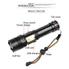 COB LED Flashlight USB Rechargeable IPX4 Waterproof Torch (1x26650 XHP160)