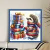 Christmas Hedgehog-11CT Stamped Cross Stitch 40*40cm/15.75*15.75in