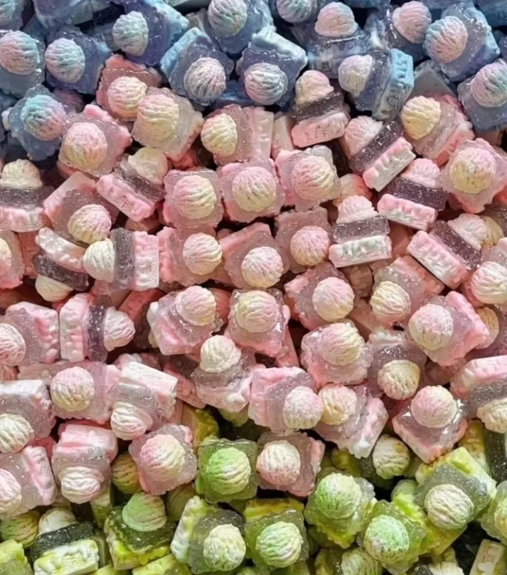 Mini Square Ice Cream Resin Charm