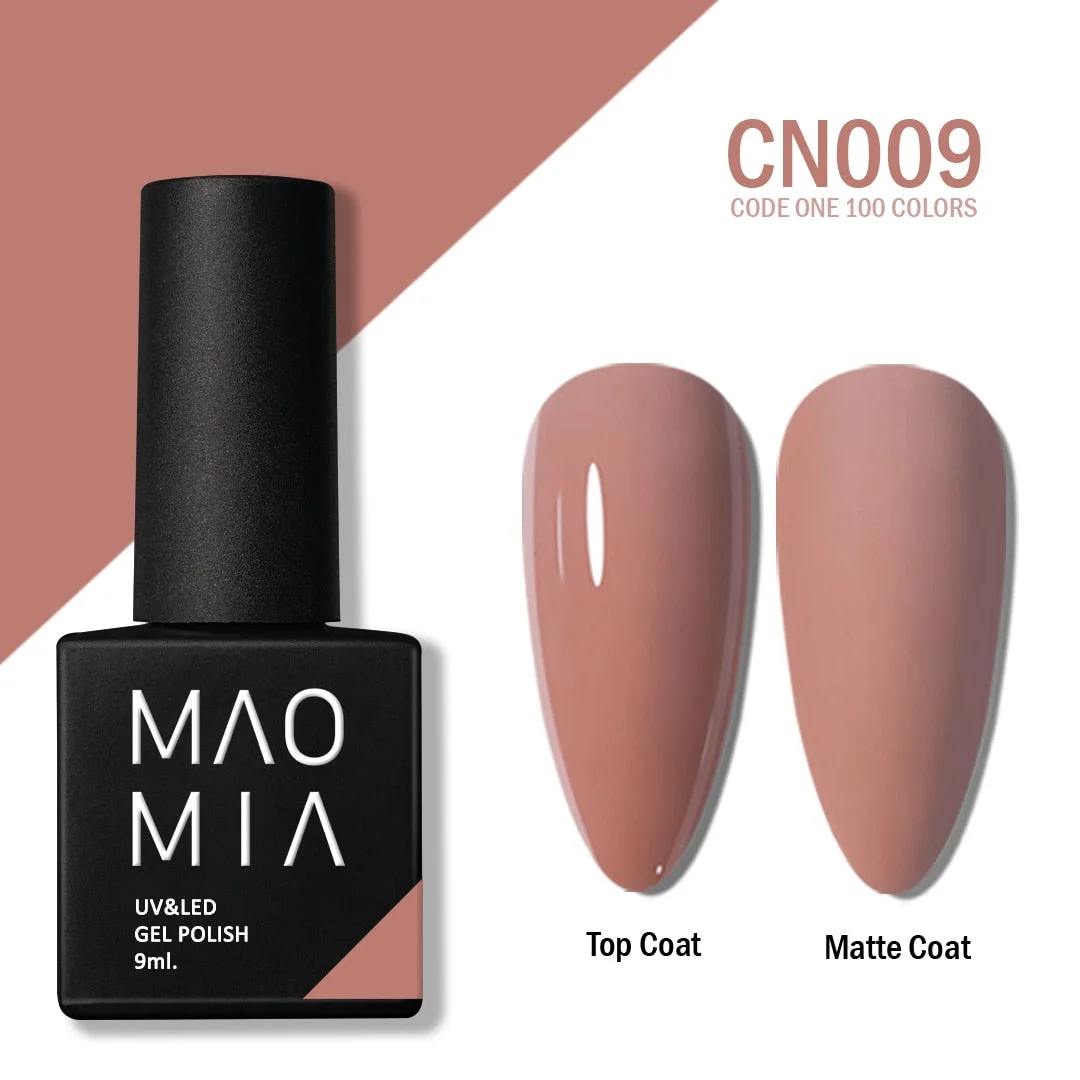 MAOMIA CODE ONE Gel Polish 100 Colors Soak Off UV/LED 9ML Professional Salon Nail Paint Semi Permanent Manicure
