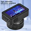 3 In Color Display Electronic Eyepiece Type-C Charging Adjustable Night Vision Eyepieces 26mm-46mm High-Definition Full-Color Telescope for Astrophotography Planetary Bird Watching