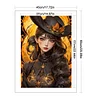 Cool Girl-11CT Stamped Cross Stitch 45*65cm/17.72*25.59in (Big Size)