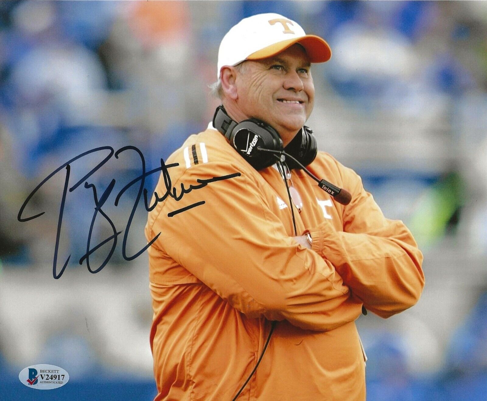 Phillip Fulmer signed Tennessee Volunteers 8x10 Photo Poster painting autographed Vols 3 Beckett