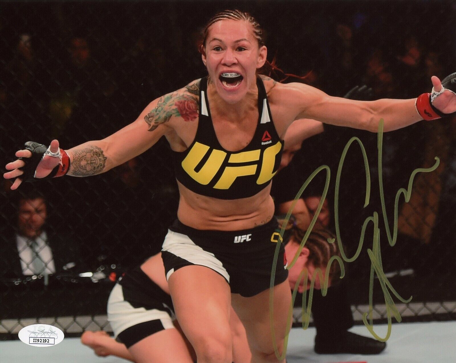 Cris Cyborg Signed 8x10 Photo Poster painting UFC Fighter JSA COA Autograph Cristiane Justino #2