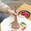 2Pcs Outdoor Wooden Spatula Anti-Scalding Cooking Spatula Utensils Kitchen Tools