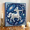 Framed Sagittarius - Pearls Painting Kit DIY Diamond Painting Pearl Dot Crafts 25*25CM