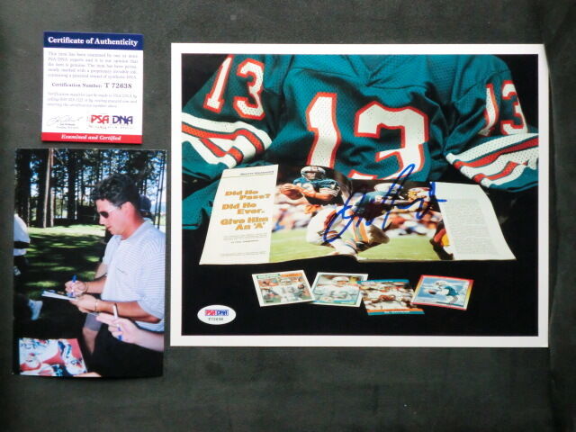 Dan Marino Hot! signed Dolphins 8x10 Photo Poster painting collage PSA/DNA cert PROOF!!