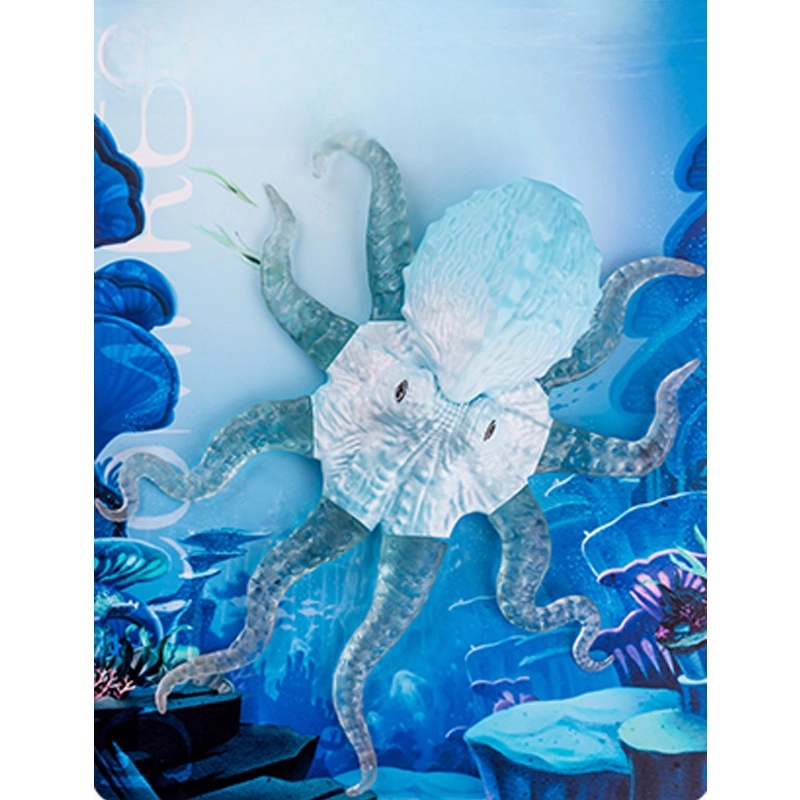 Simulation Of Marine Animals Underwater World Soft Glue Octopus Crab Model Vent Decompression Stretch Children’s Toys