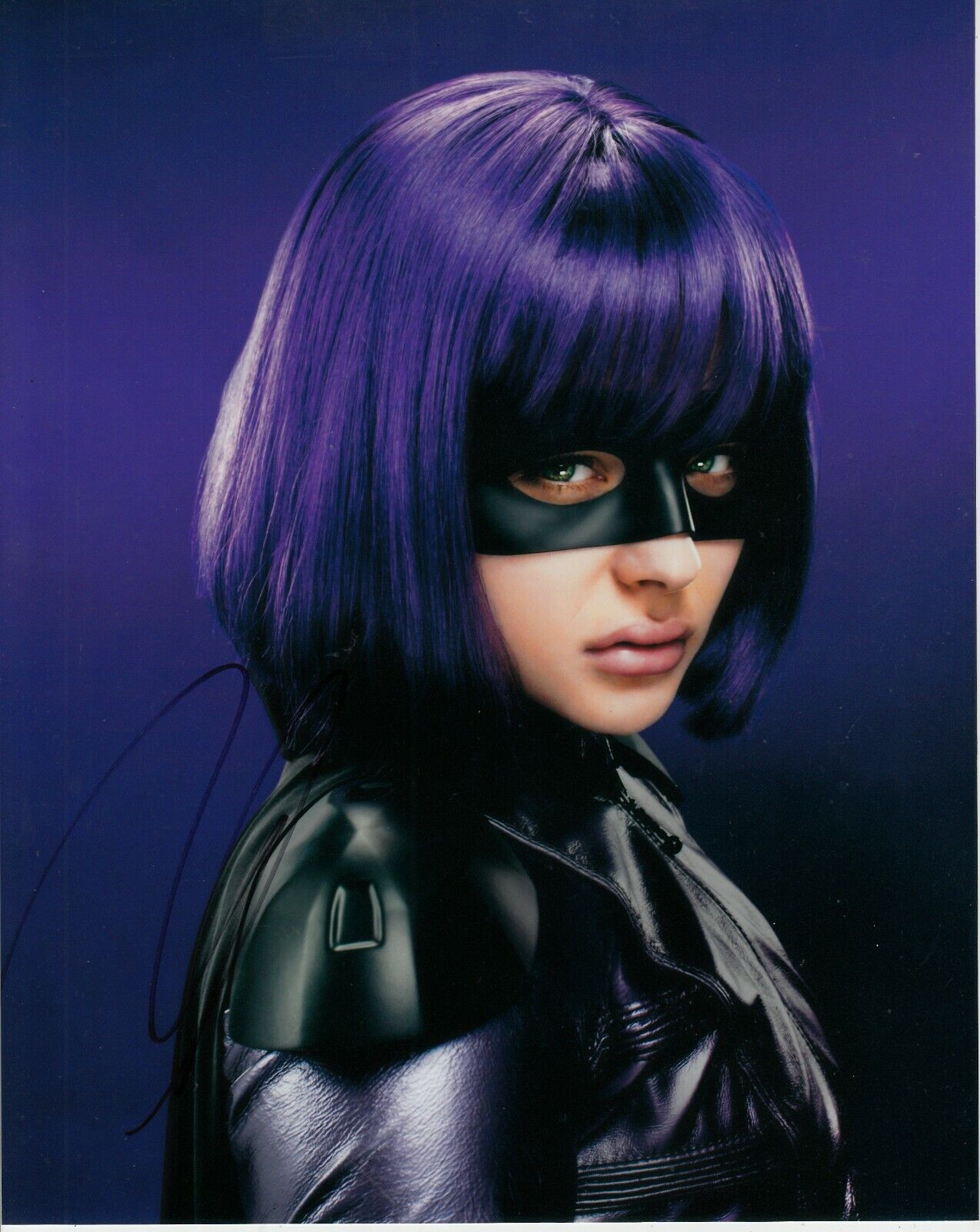 CHLOE GRACE MORETZ SIGNED KICK ASS Photo Poster painting UACC REG 242 FILM AUTOGRAPHS (3)