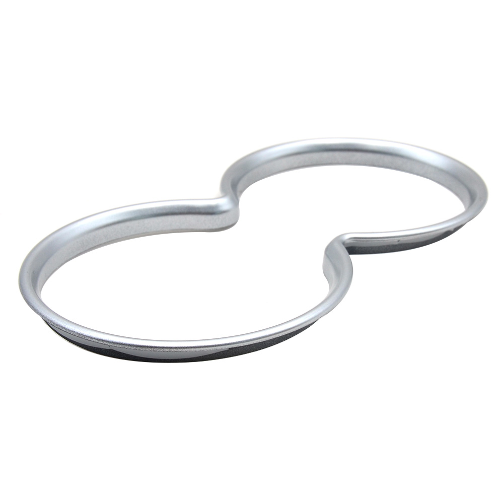 

ABS Plastic Cup Holder Frame Cover Trim Chrome for Renault Kadjar 2015-2017, 501 Original