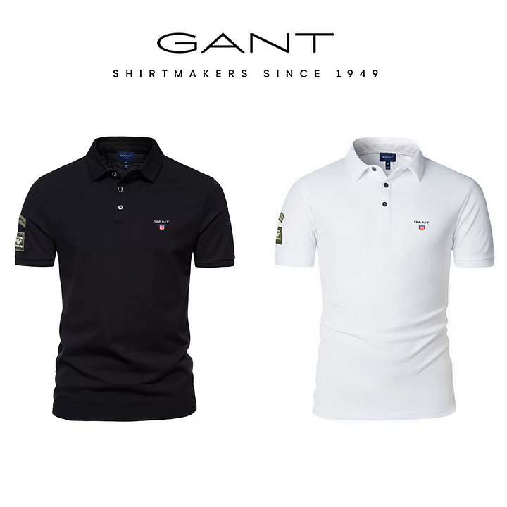 GANT®Męskie koszulki polo, 2 sztuki w opakowaniu