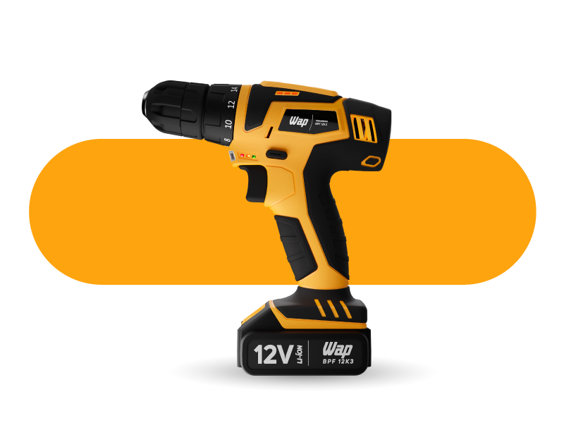 PARAFUSADEIRA E FURADEIRA 12V WAP BPF 12K3