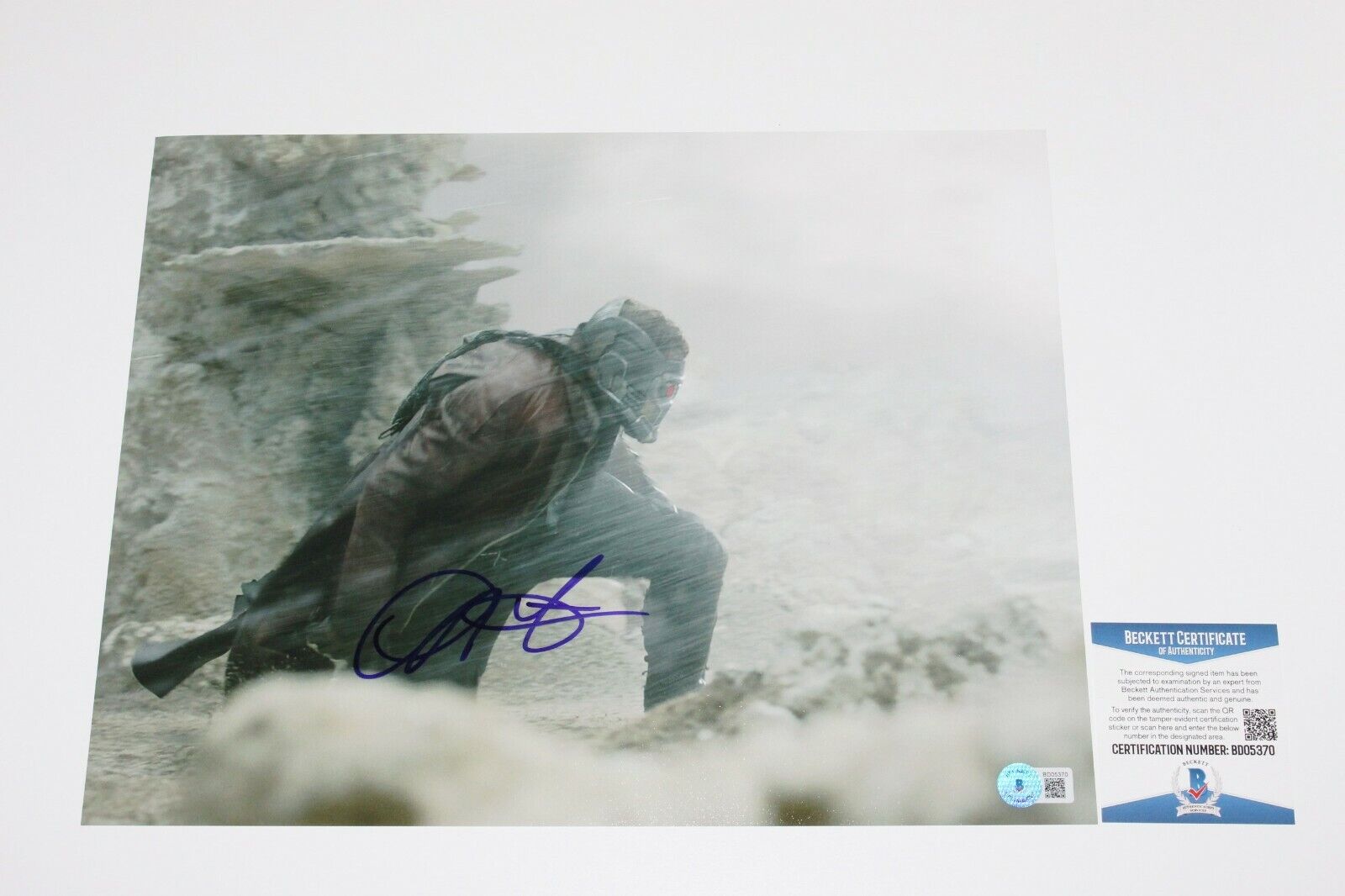 CHRIS PRATT SIGNED GUARDIANS OF THE GALAXY 11x14 Photo Poster painting 2 STAR-LORD BECKETT COA