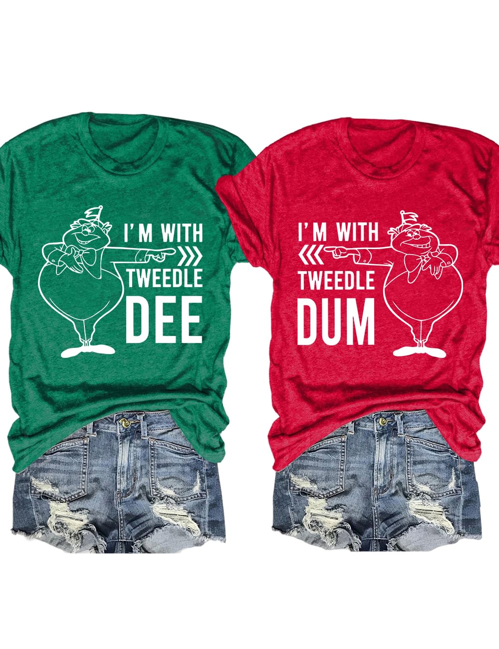 Tweedle Dee/Tweedle Dum Matching T-Shirt