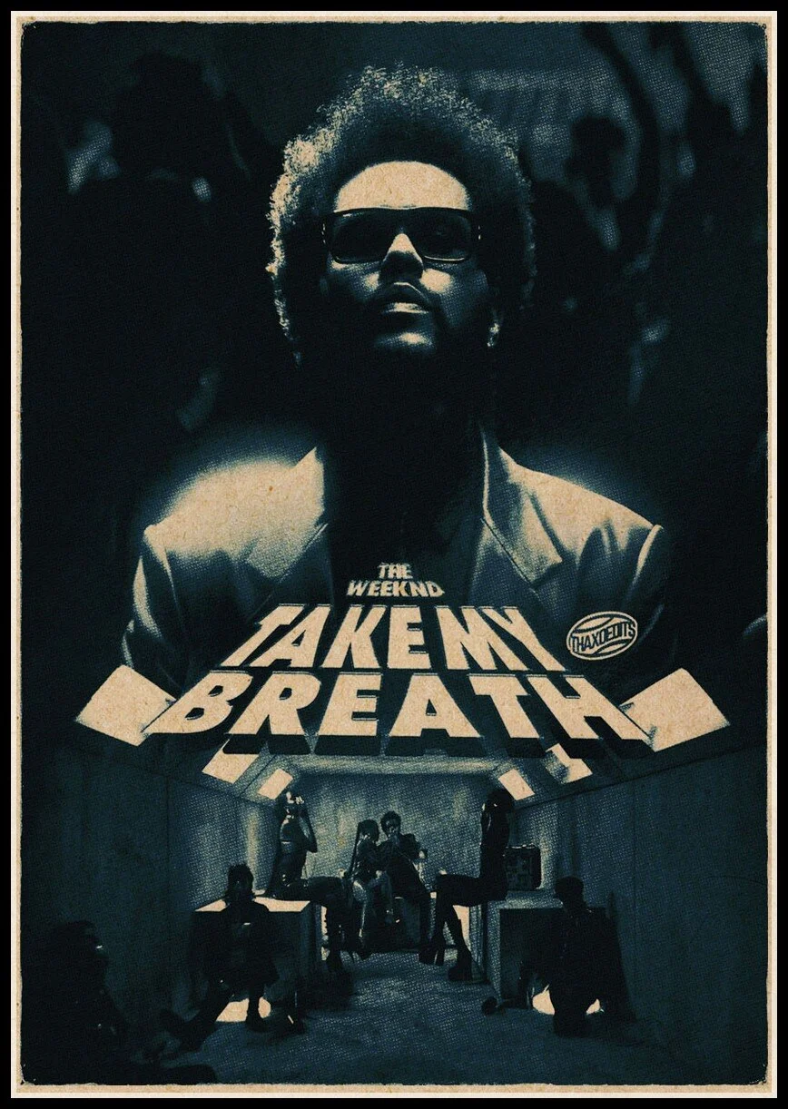 Athvotar Rapper Posters Hip Hop The Weeknd Wiken Potted Brother Quality Vintage Kraft Paper Painting Poster Living Room Wall Decor 703-1