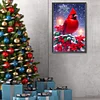Diamond Painting-5D Full Round Drill Christmas Cardinals(60*40 cm)