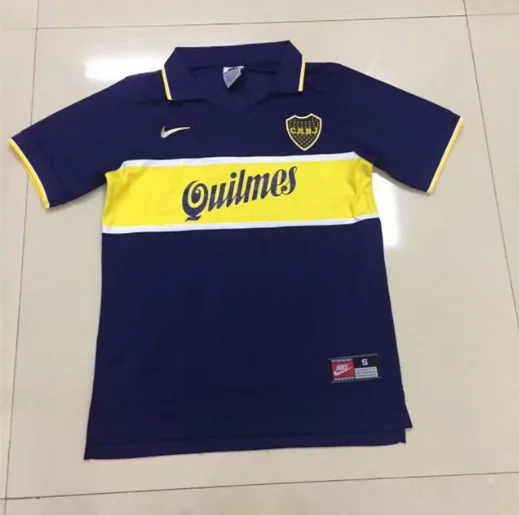 Retro Boca Juniors 1997 home Football Jersey 1:1 Thai Quality