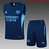 2025/2026 Arsenal Pre-Match Training Royal Blue Vest+Shorts Football1:1 Thai Quality