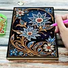 (US Local)DIY Special Shaped Flower 50 Pages Diamond Painting Notebook Kit