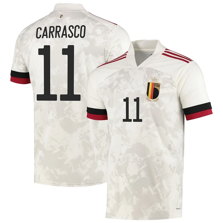 Belgium Yannick Carrasco 11 Away Shirt Kit UEFA Euro 2020