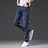 Costume Adult – 2025 Spring New Men's Jeans Slim Straight Business Casual Elastic Pants Fashion Blue Male All Match Denim Pants Brand Clothes | Ufawd