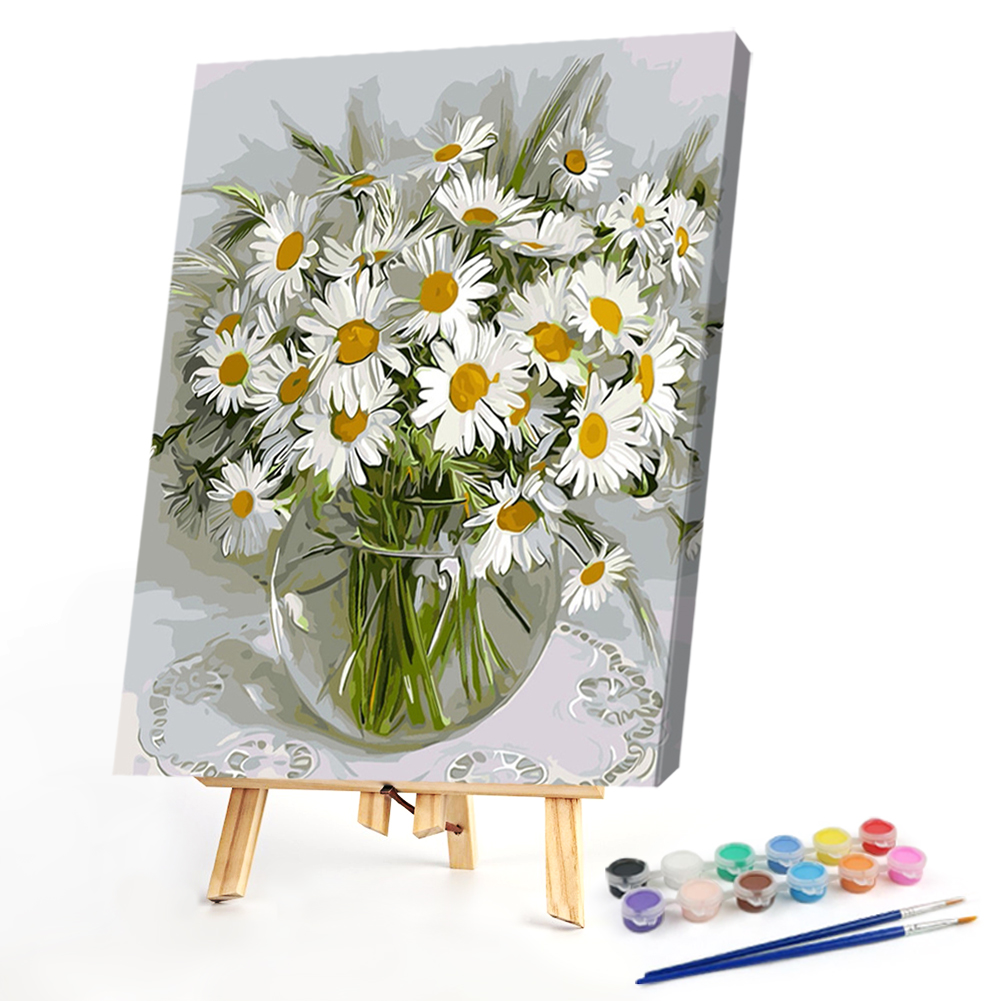 

40*50CM - Paint By Numbers - Daisy Bouquet, 501 Original