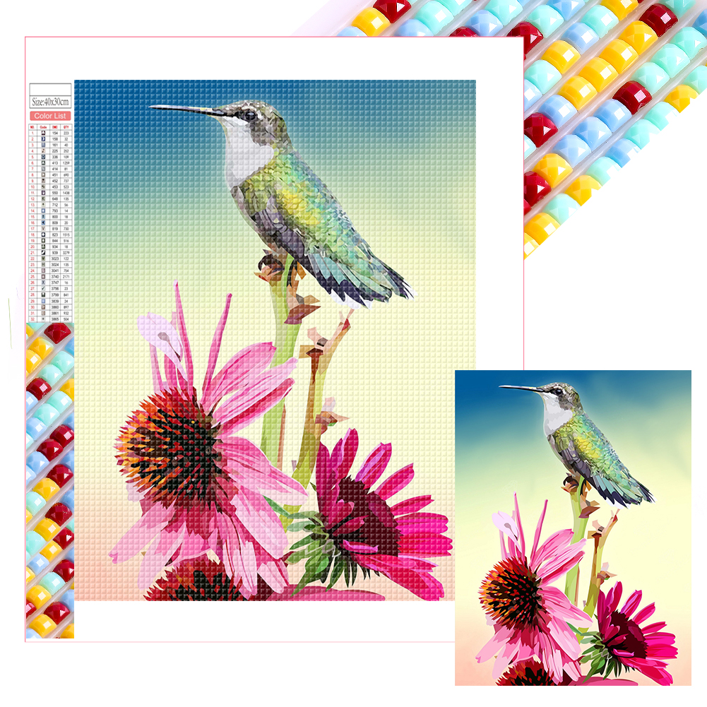 Kingfisher 30*40cm(picture) full square drill diamond painting