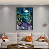 Pet Sematary Graveyard Cat Horror Movies-11CT Stamped Cross Stitch 40*60cm (Big Size)