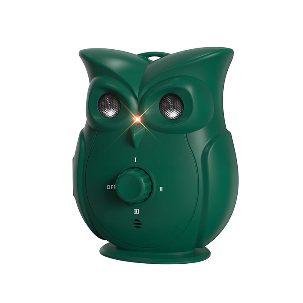 

Owl Ultrasonic Puppy Repeller Outdoor LED Anti Barking Stopper Deterrent, 501 Original