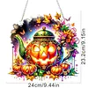 Acrylic Special Shape Halloween Hummingbird DIY Diamond Painting Hanging Pendant Kit