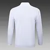 2025/2026 Real Madrid Half-Pull Training Suit White Football Shirt 1:1 Thai Quality