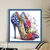 (US Local)High Heel-11CT Stamped Cross Stitch Kit(40x40cm)
