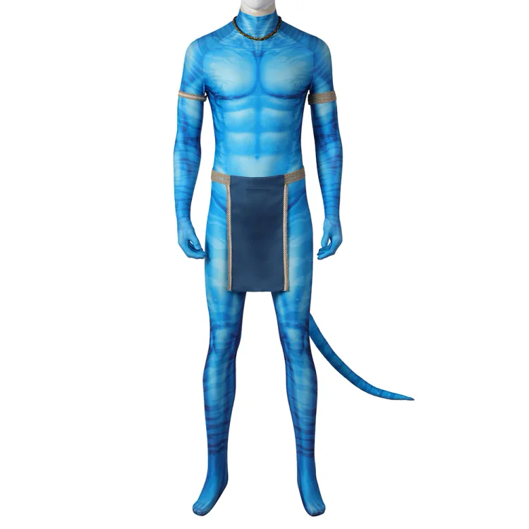 Avatar:The Way of Water Jake Sully Cosplay Costume Jumpsuit Outfits Halloween Carnival Suit