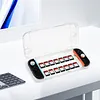 Crystal Clear Housing Case Antiscratch Hard Clear Frame Protector Case with 14 Card Slots for Nintendo for Switch 2 Console Accessory